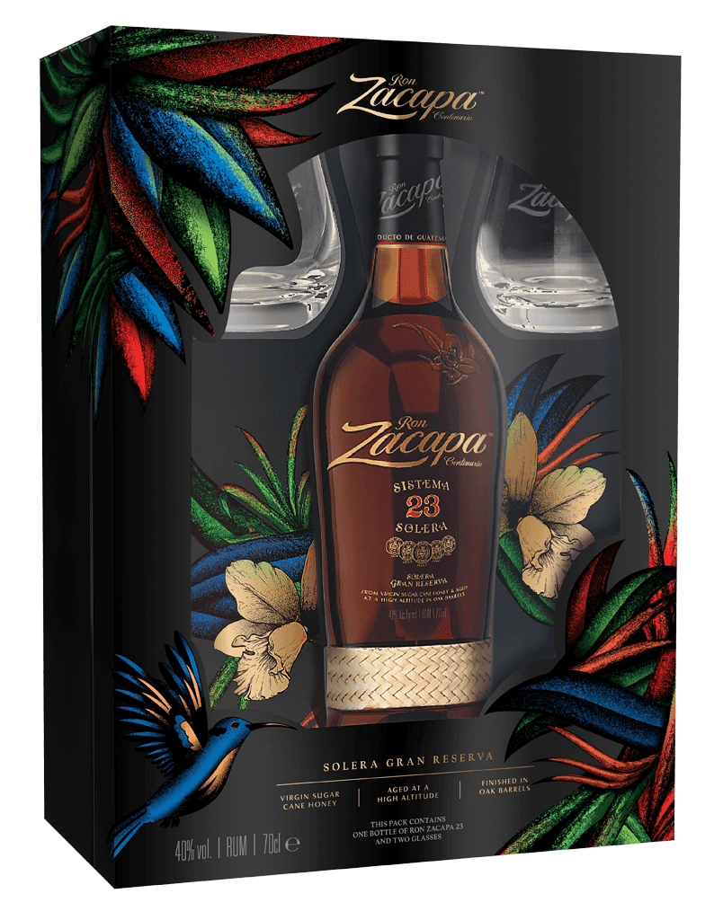 Rum Zacapa Centenario 23 40% 0,7l + 2 Poháre 2021