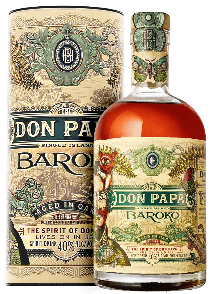 Rum Don Papa Baroko 40% 0,7l Tuba